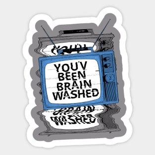 Brain Washed Sticker